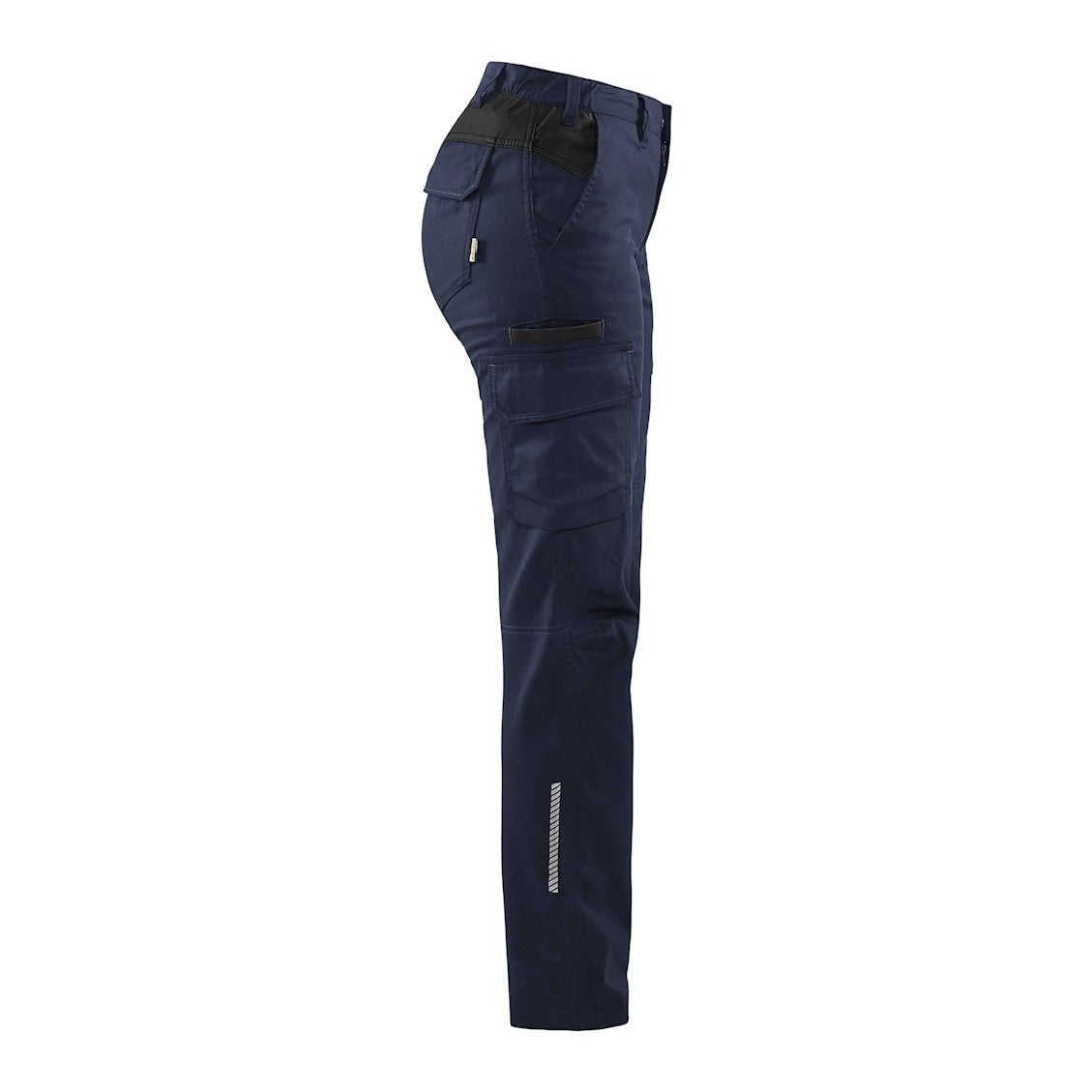 Blaklader Women's Industry Trousers Stretch 7144 #colour_dark-navy-black