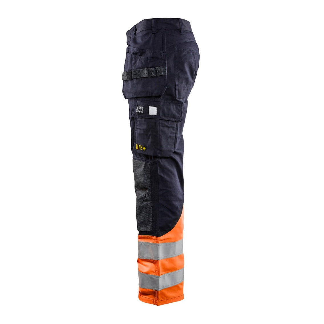 Blaklader Multinorm Inherent Trousers 1489 #colour_navy-blue-orange
