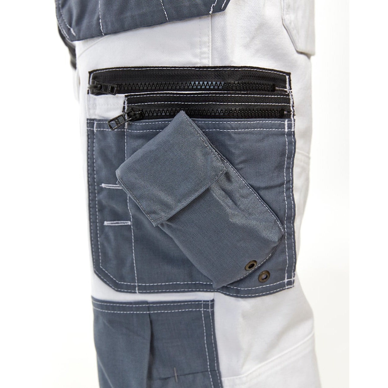 Blaklader X1500 Painters Trousers 1510 #colour_white-grey