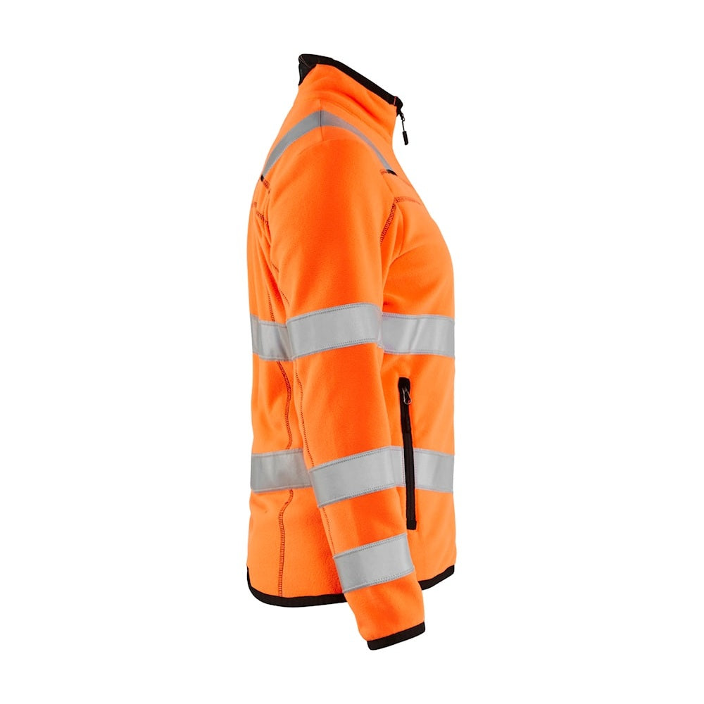 Blaklader Women's Microfleece Jacket Hi-Vis 4966 #colour_orange