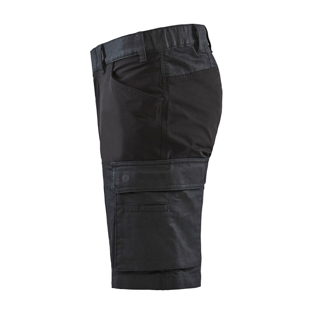 Blaklader Service Shorts with Stretch 1437 #colour_navy-blue-black