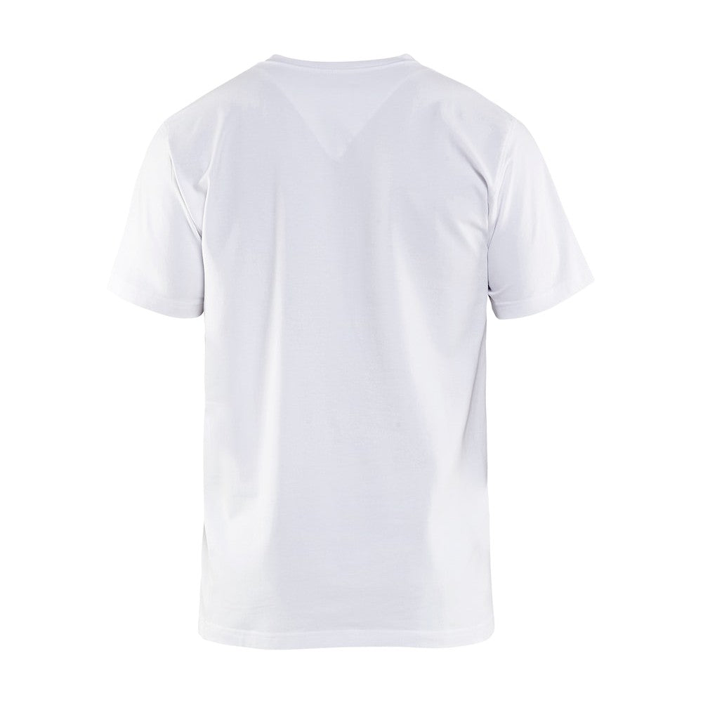 Blaklader T-Shirt, V-Neck 3360 #colour_white