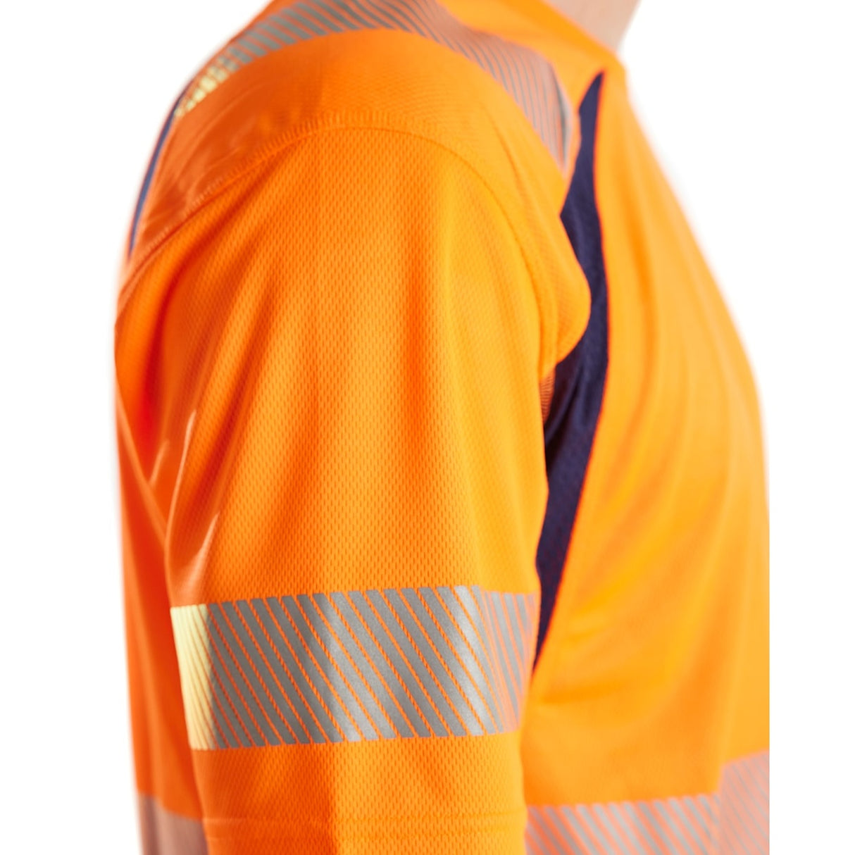 Blaklader Uv Hi-Vis T-Shirt 3397 #colour_orange-navy-blue