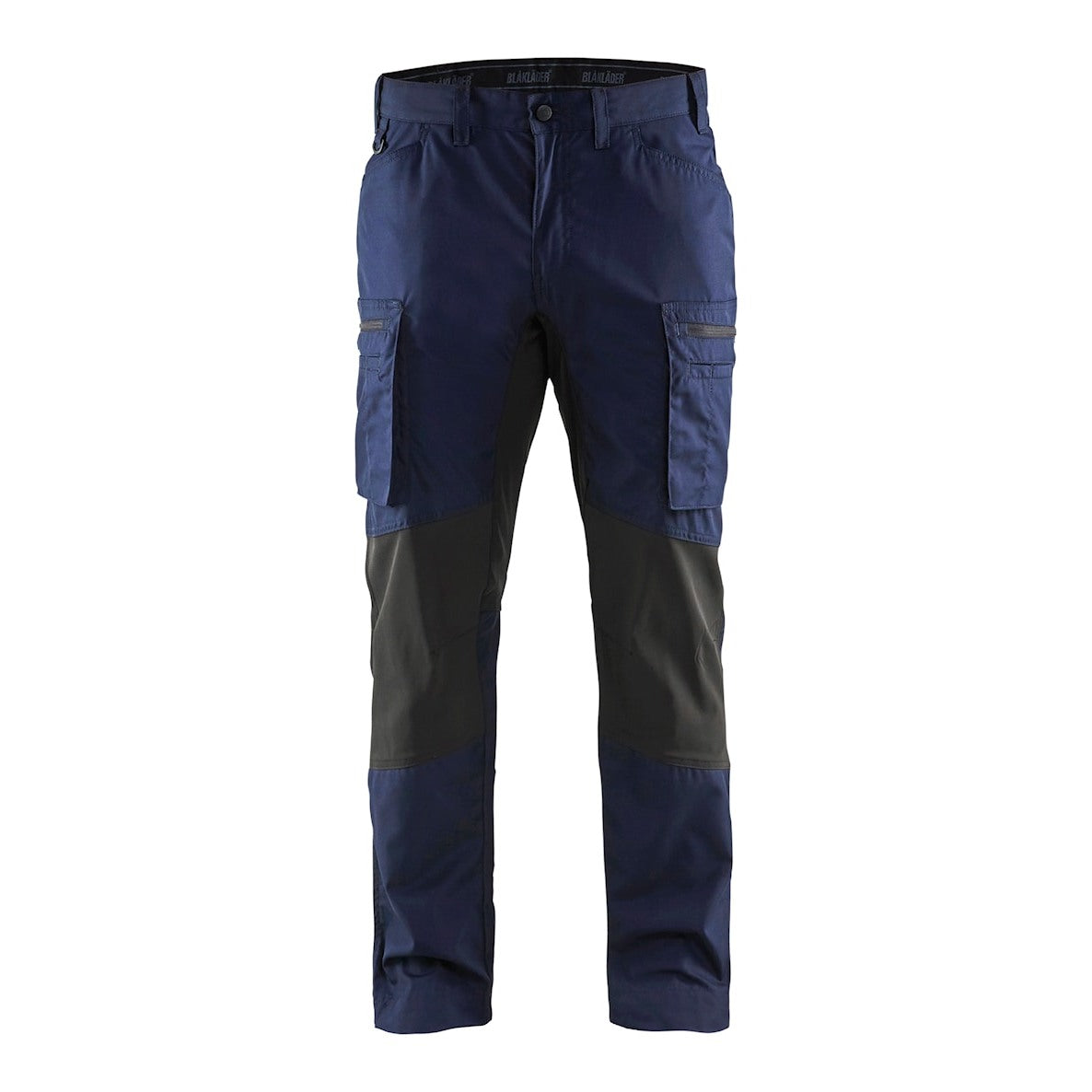 Blaklader Service Trousers with Stretch 14591845 #colour_navy-blue-black