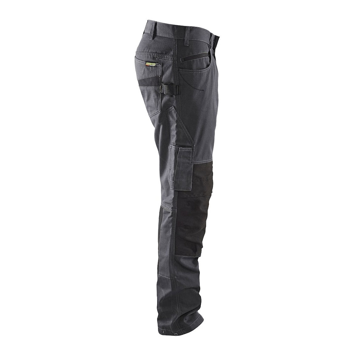 Blaklader Service Trousers with Stretch 1495 #colour_mid-grey-black
