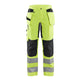 Blaklader Women's Hi-Vis Trousers with Stretch 7163 #colour_hi-vis-yellow-black