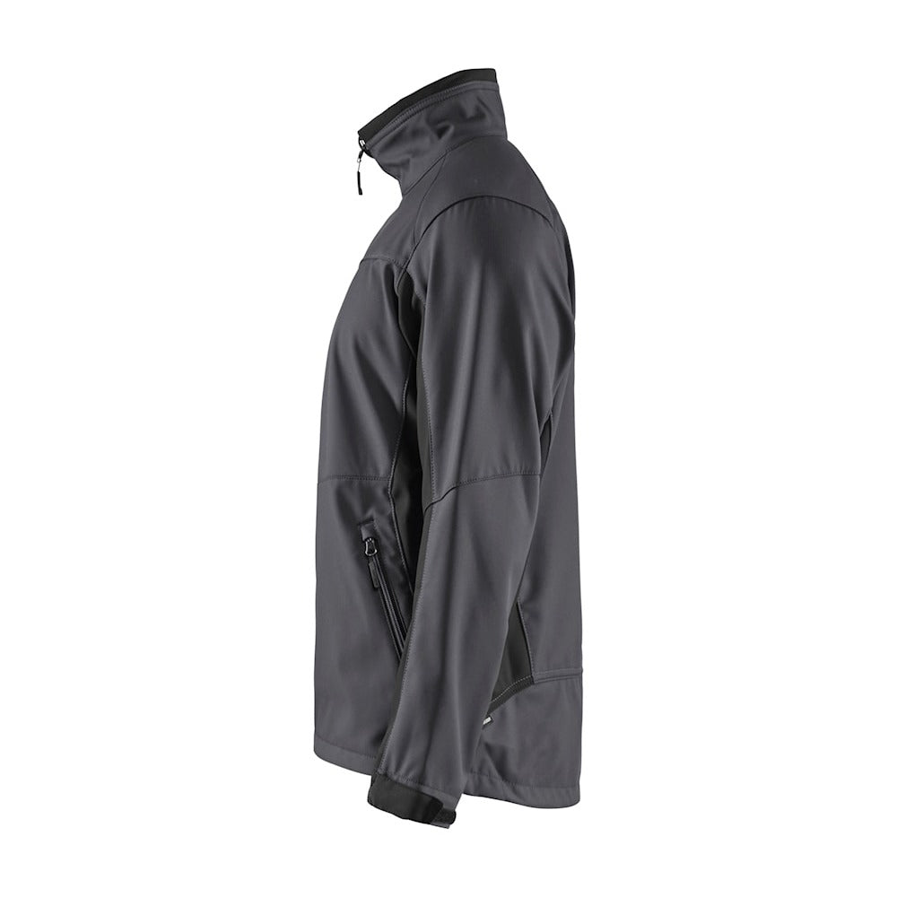 Blaklader Softshell Jacket 4950 #colour_mid-grey-black