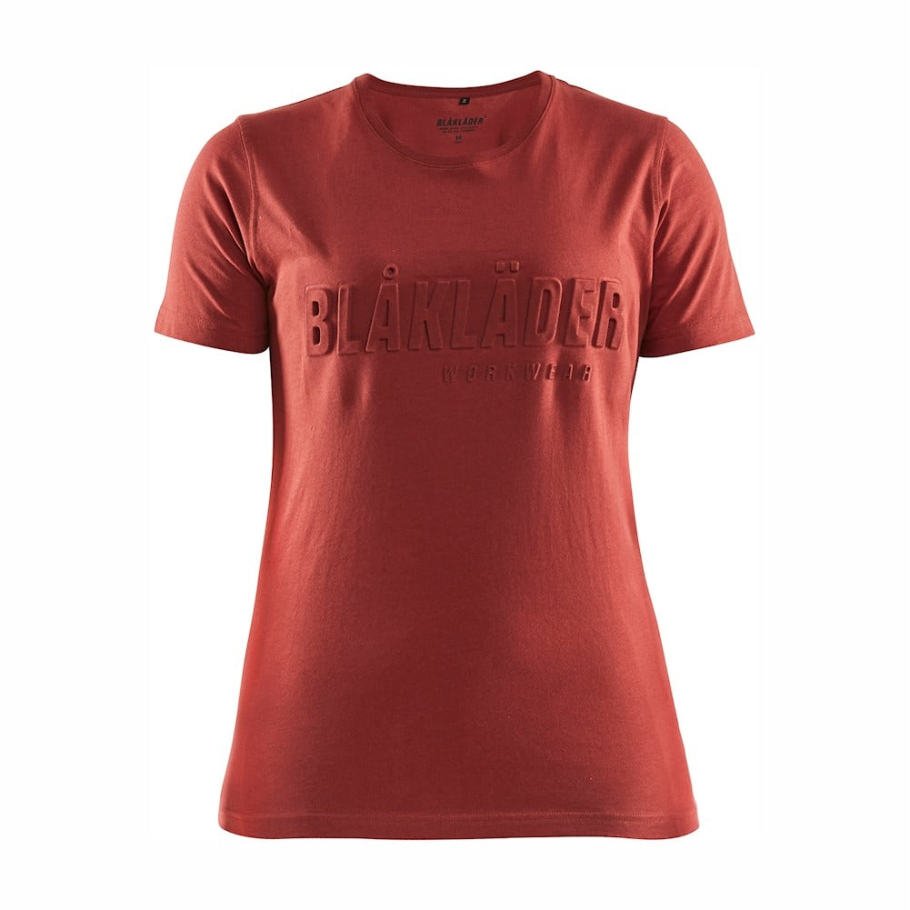 Blaklader Women's T-Shirt 3D 3431 #colour_burned-red