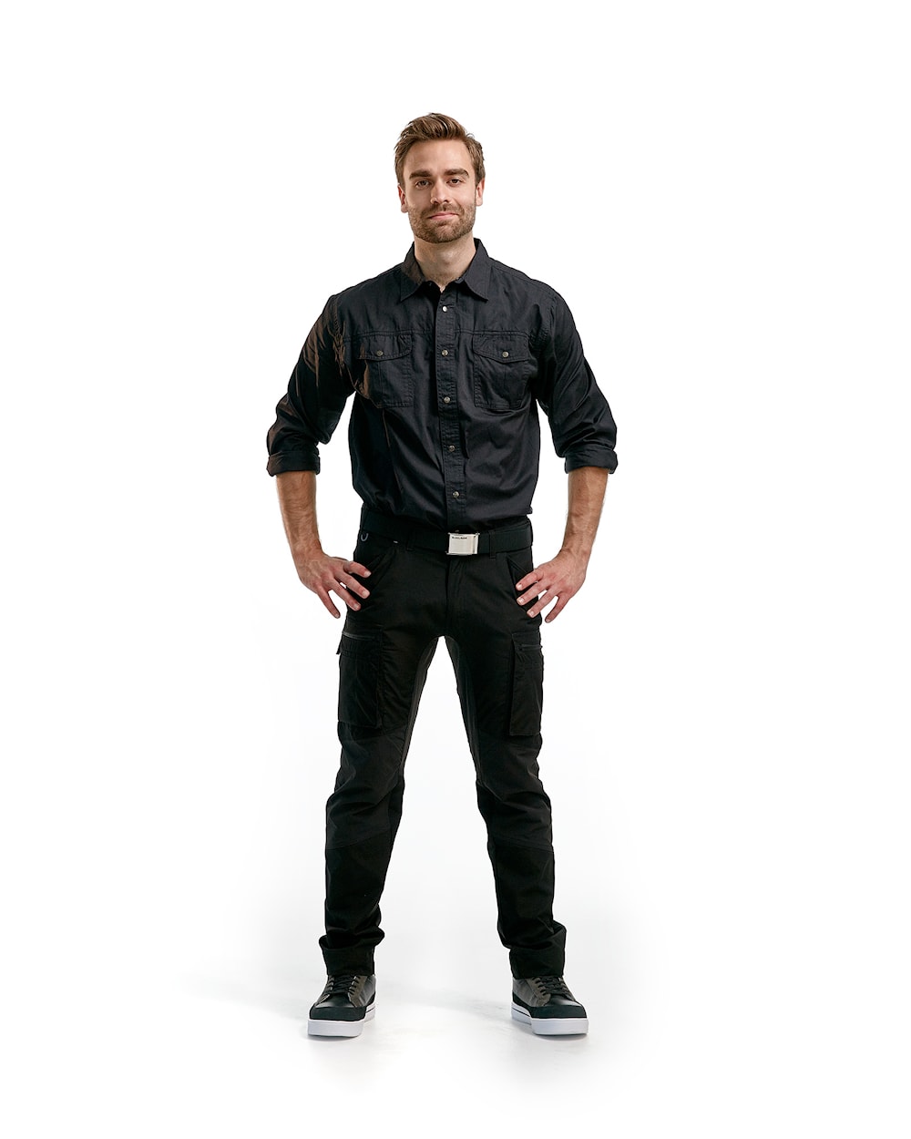 Blaklader Twill Shirt 3297 #colour_black