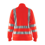 Blaklader Women's Hi-Vis Sweatshirt 3308 #colour_red-hi-vis