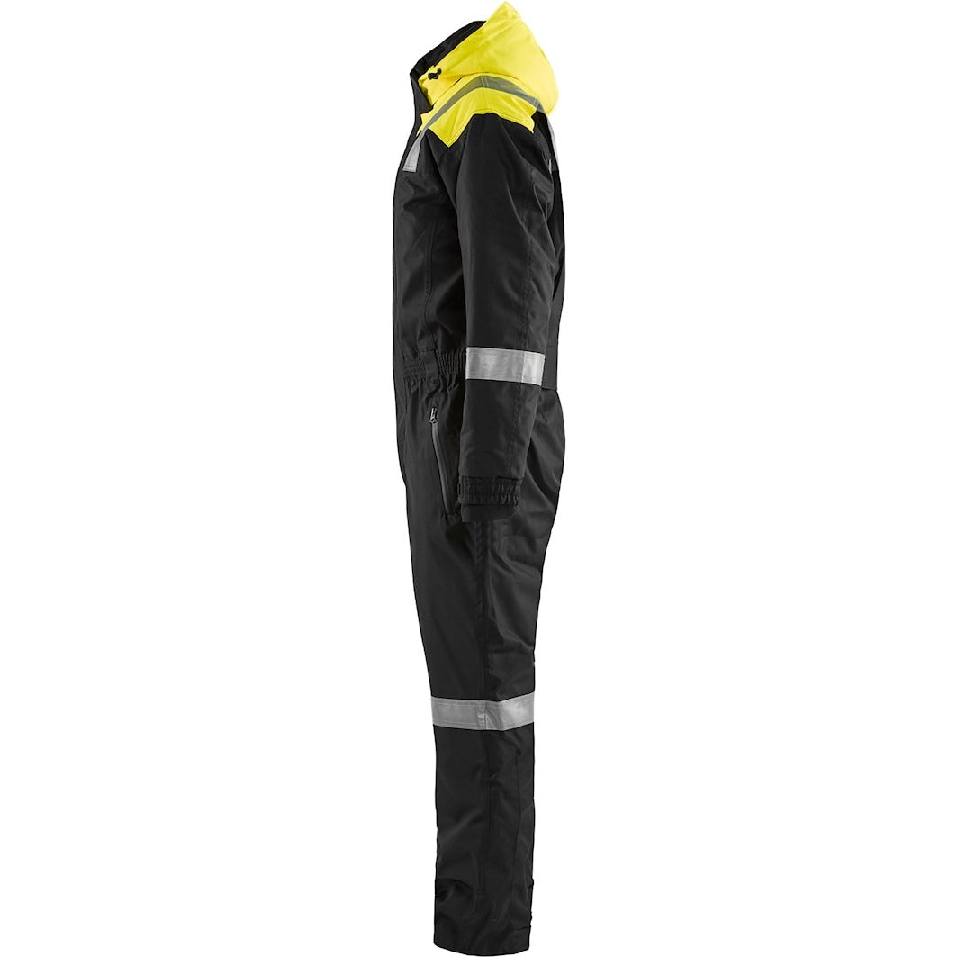 Blaklader Winter Coverall 6787 #colour_black-hi-vis-yellow