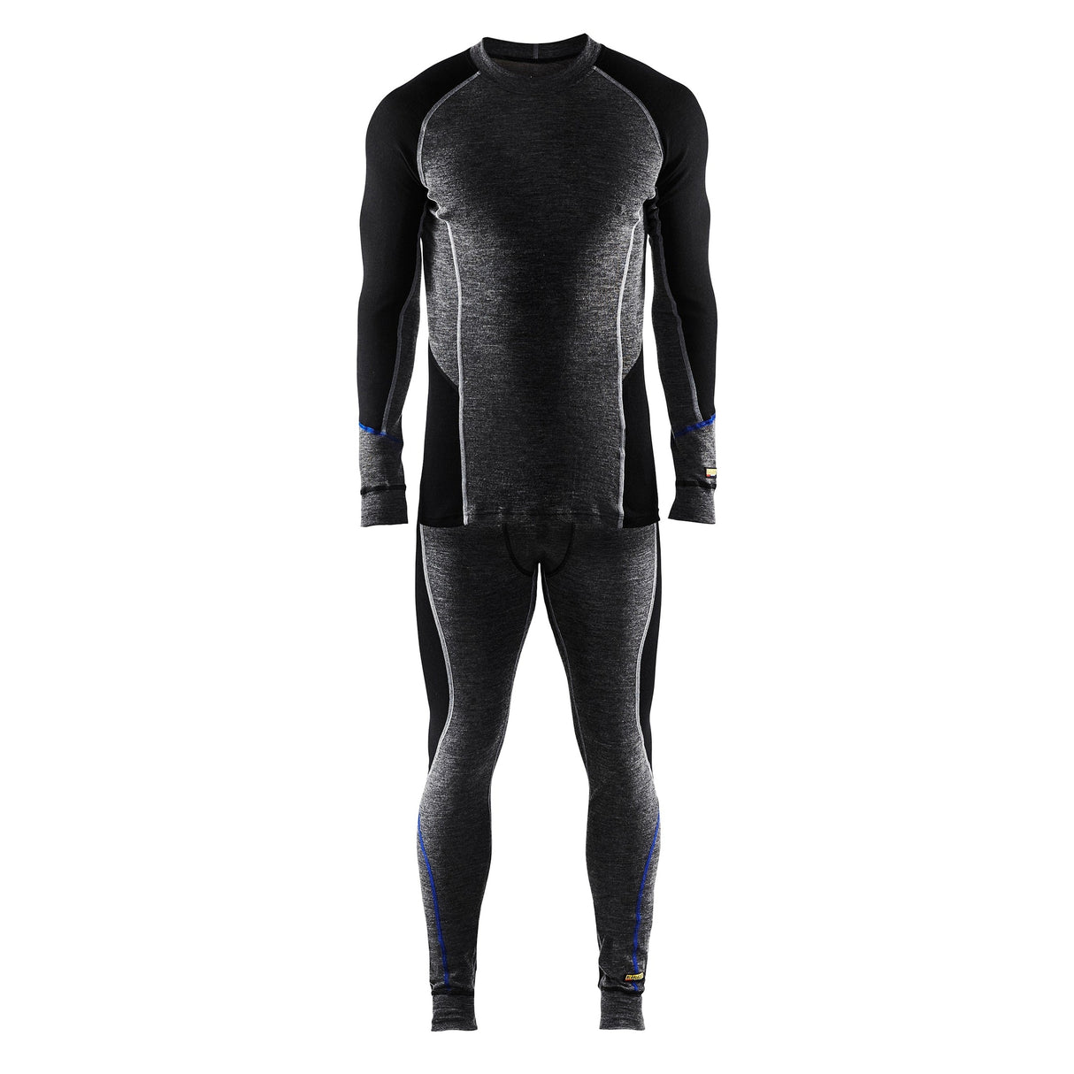 Blaklader Underwear Top Warm 100% Merino 4897 #colour_mid-grey-black