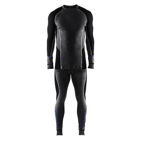 Blaklader Underwear Top Warm 100% Merino 4897 #colour_mid-grey-black
