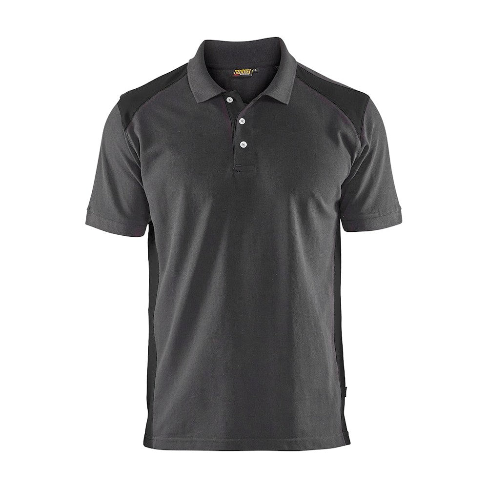 Blaklader Polo Shirt 3324  #colour_mid-grey-black