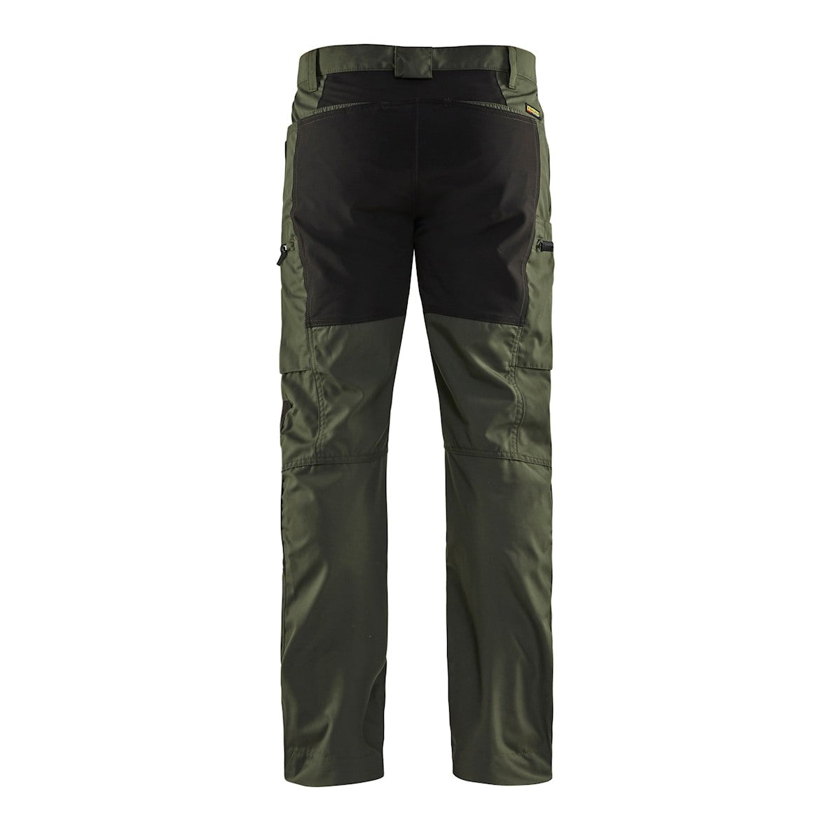 Blaklader Service Trousers with Stretch 14591845 #colour_army-green-black
