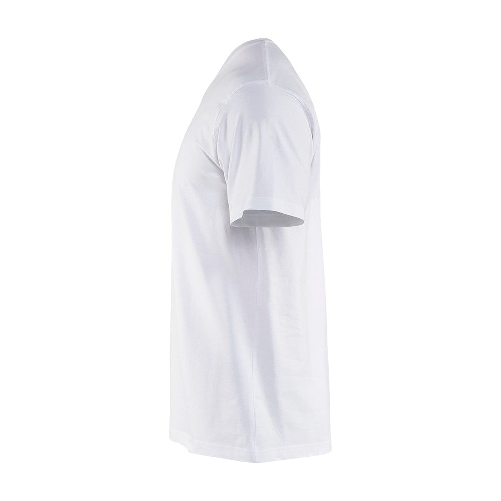 Blaklader T-Shirt, V-Neck 3360 #colour_white