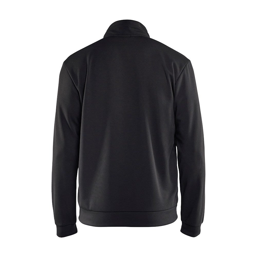 Blaklader Sweatshirt with Full Zip 3362 #colour_black-red