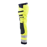 Blaklader Multinorm Craftsman Trousers 1579 #colour_hi-vis-yellow-navy-blue