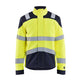 Blaklader Multinorm Inherent Jacket 4089 #colour_hi-vis-yellow-navy-blue