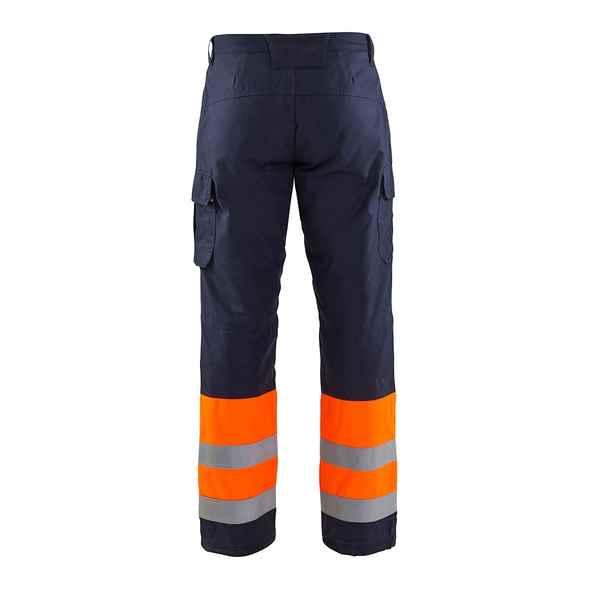 Blaklader Multinorm Inherent Winter Trousers 1869 #colour_navy-blue-orange