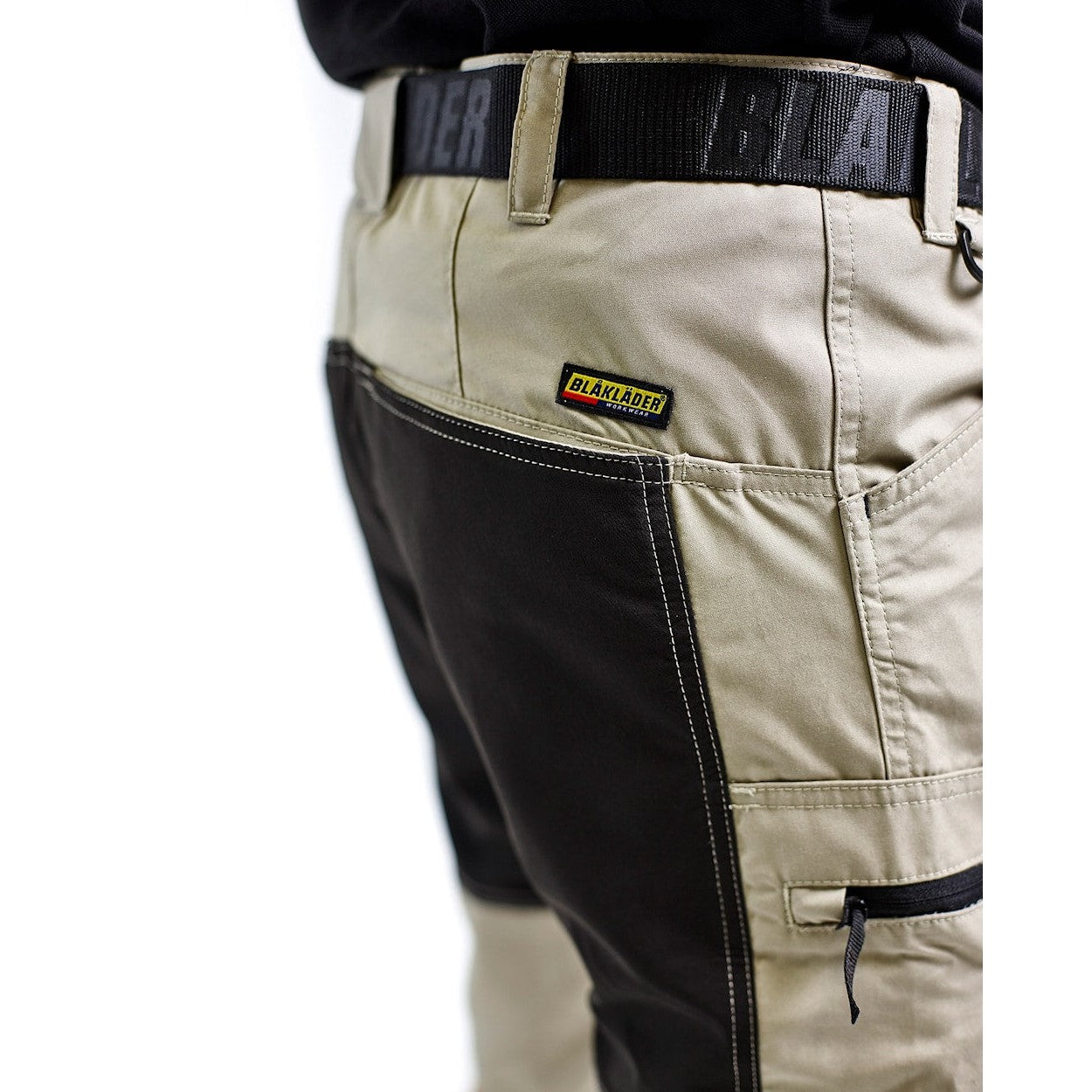 Blaklader Service Trousers with Stretch 14591845 #colour_stone-black