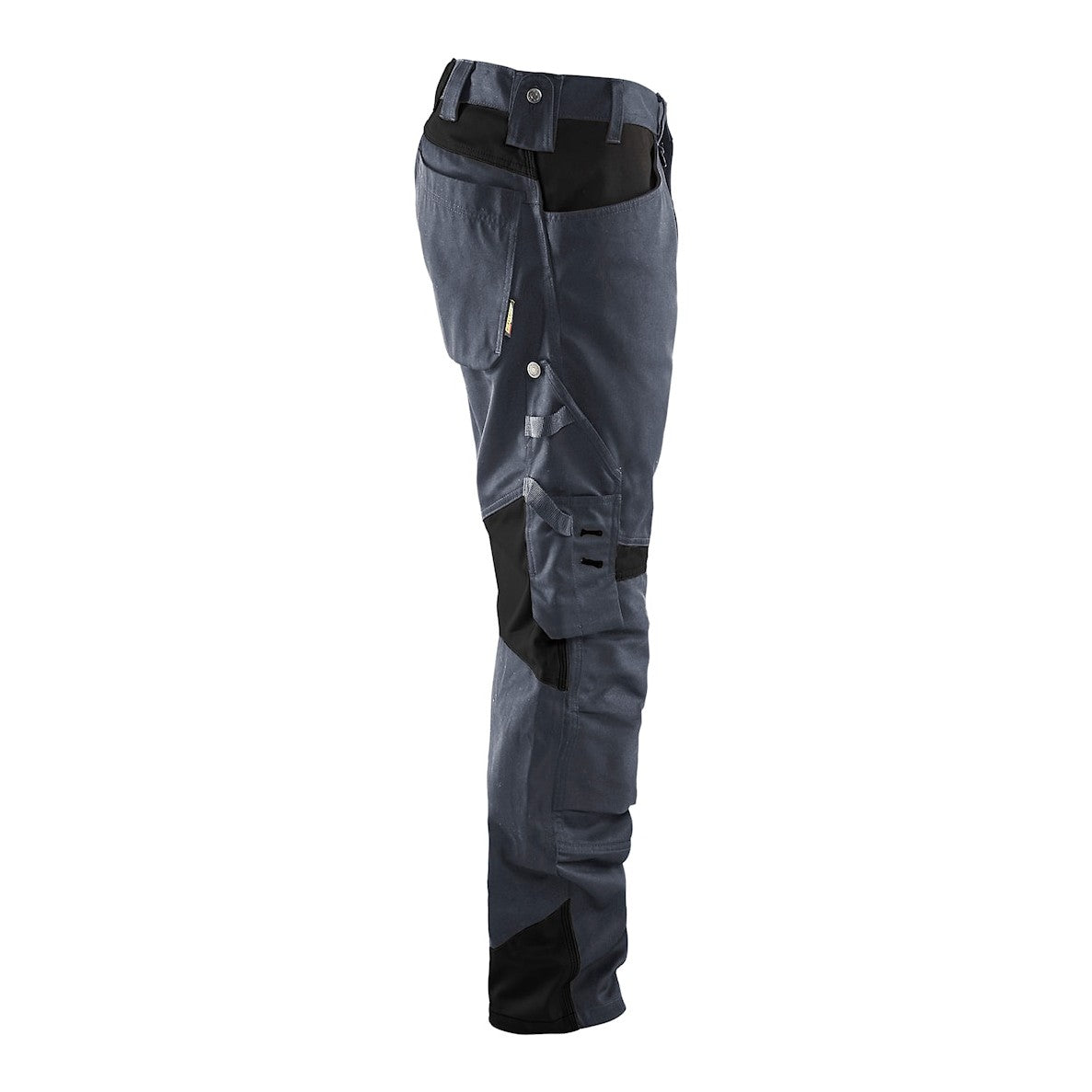 Blaklader Trousers without Nail Pockets 1556 #colour_grey-black