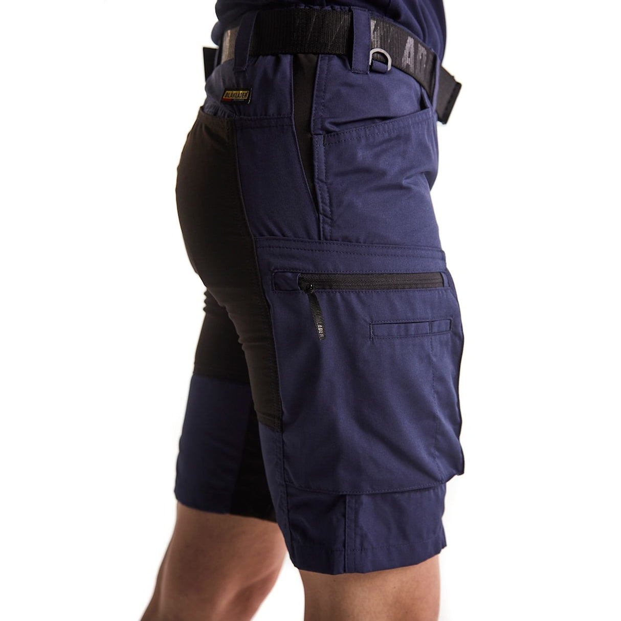 Blaklader Women's Service Shorts with Stretch 7149 #colour_navy-blue-black