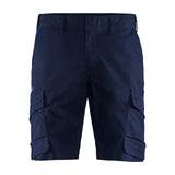 Blaklader Industry Shorts Stretch 1446 #colour_navy-blue-cornflower-blue