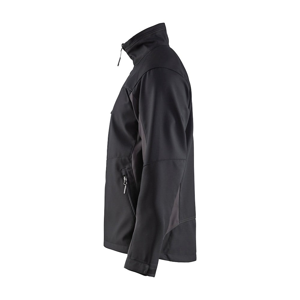 Blaklader Softshell Jacket 4950 #colour_black-dark-grey