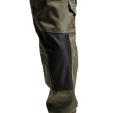 Blaklader Service Trousers with Stretch 1495 #colour_dark-olive-green-black