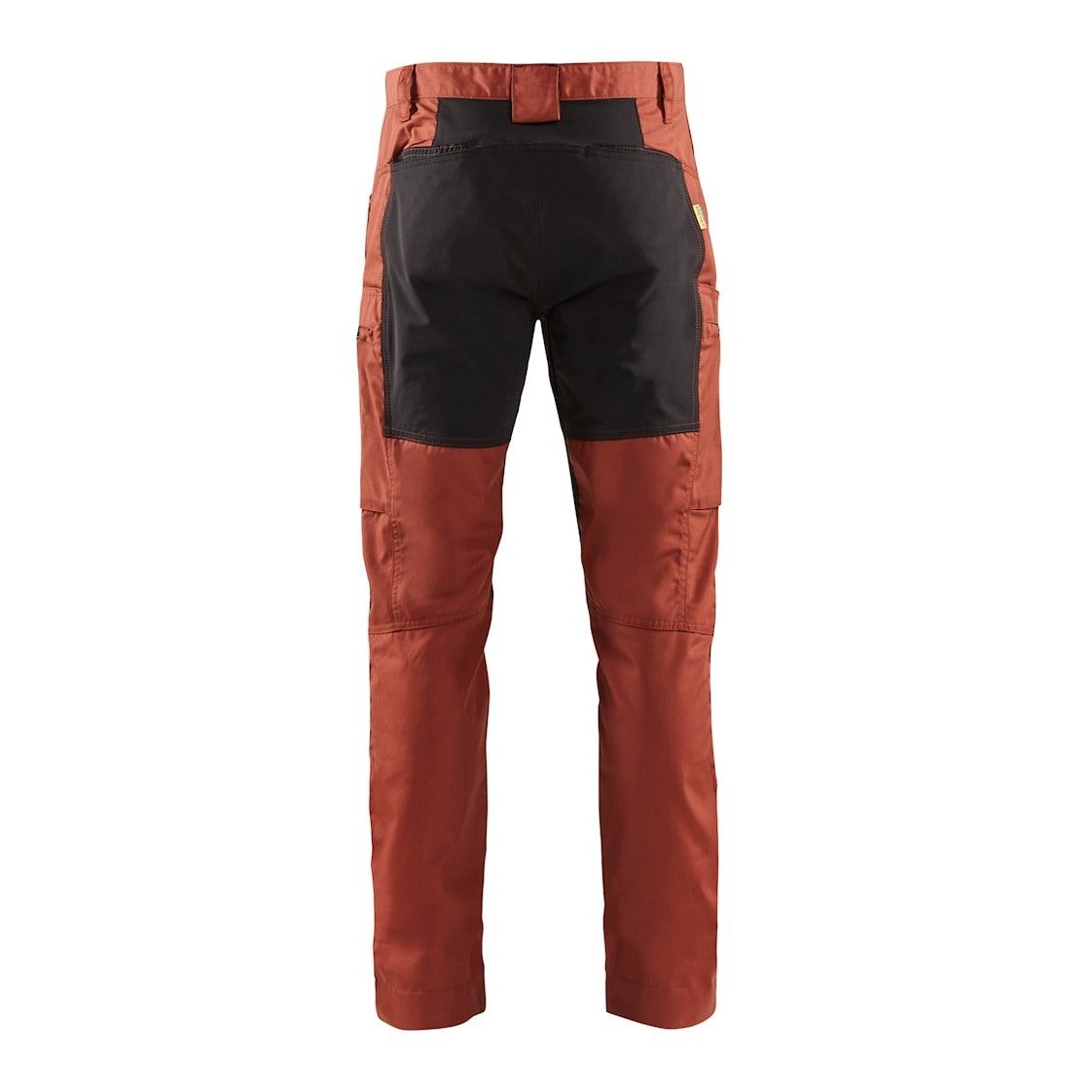 Blaklader Service Trousers with Stretch 14591845 #colour_burned-red-black