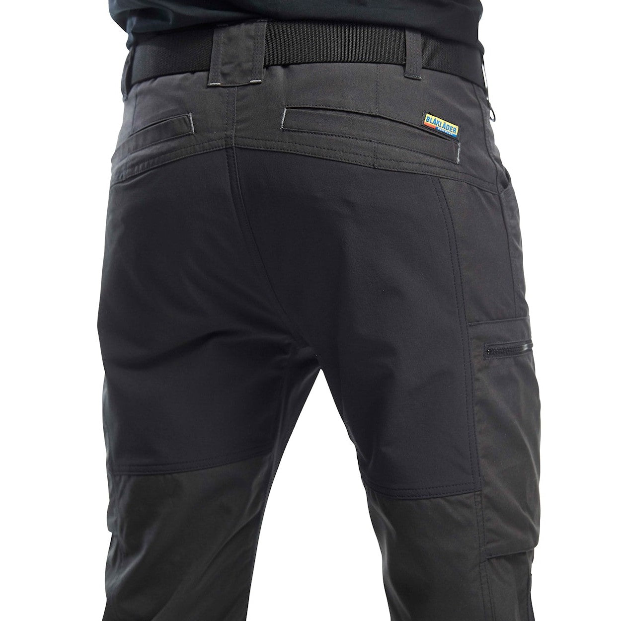 Blaklader Service Trousers with Stretch 14591845 #colour_dark-grey-black