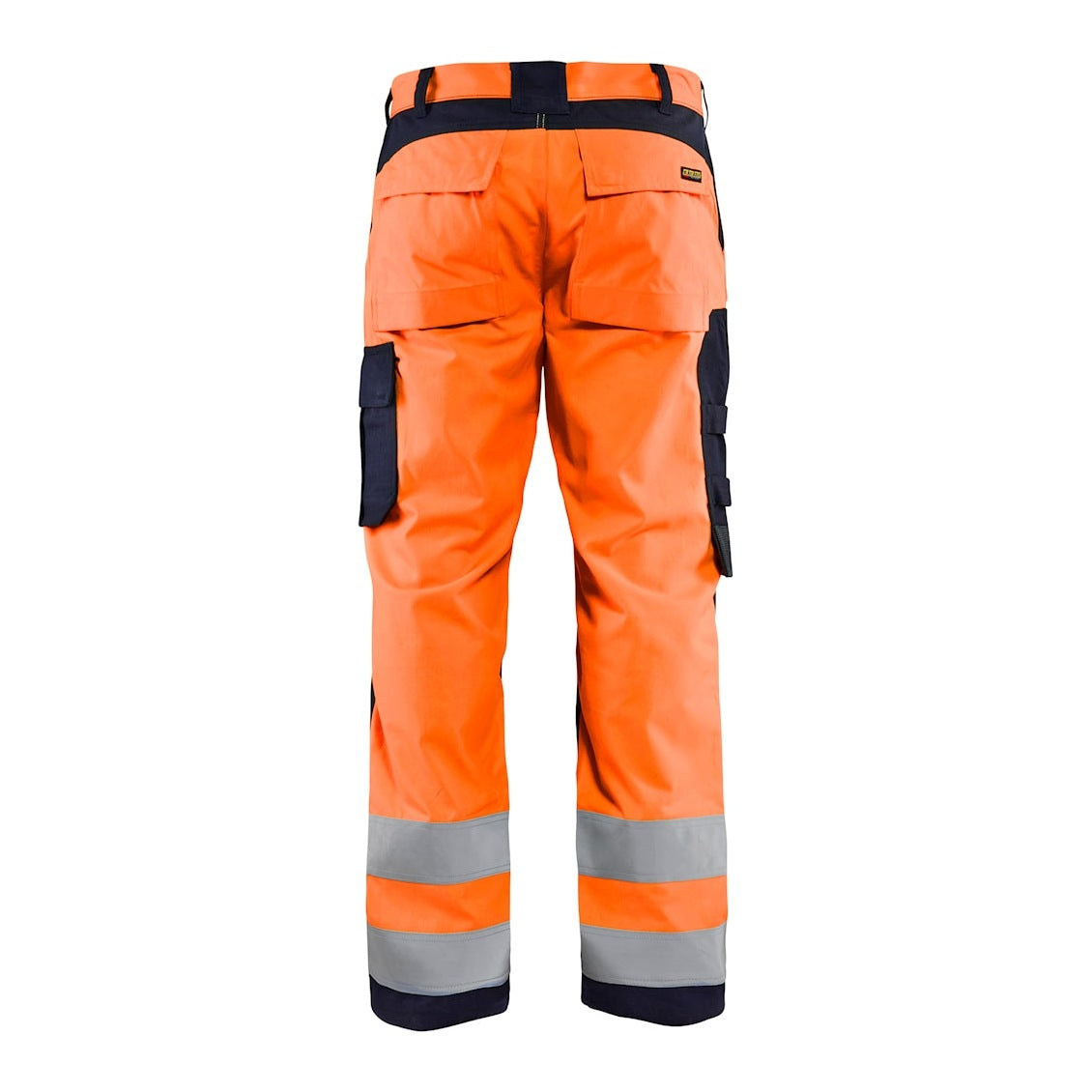 Blaklader Multinorm Inherent Trousers 1588 #colour_orange-navy-blue