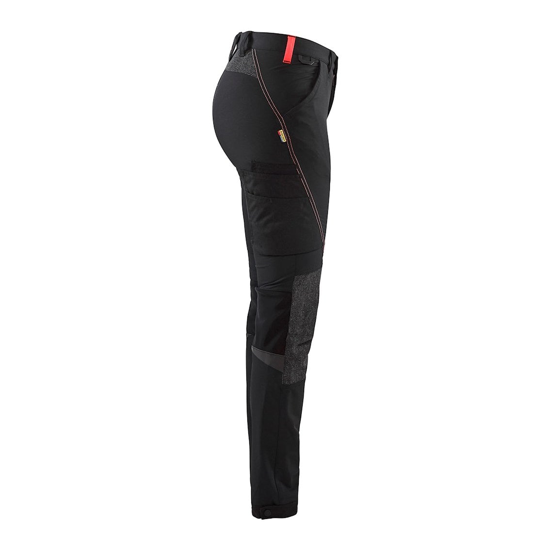 Blaklader Ladies 4-Way Stretch Service Trousers 7122 #colour_black-red