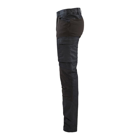 Blaklader Service Trousers Denim Stretch 1457 #colour_navy-blue-black