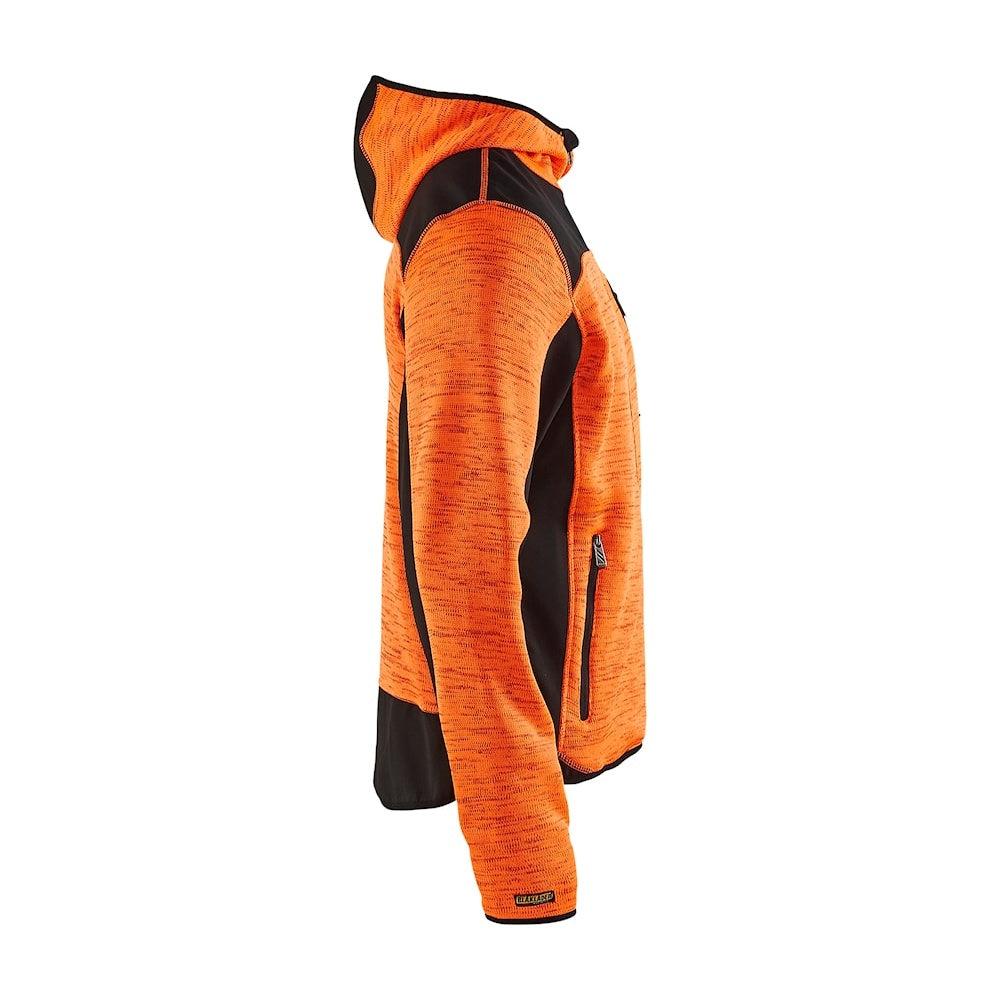 Blaklader Knitted Jacket 4930 #colour_orange-black