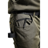 Blaklader Service Trousers with Stretch 1495 #colour_dark-olive-green-black