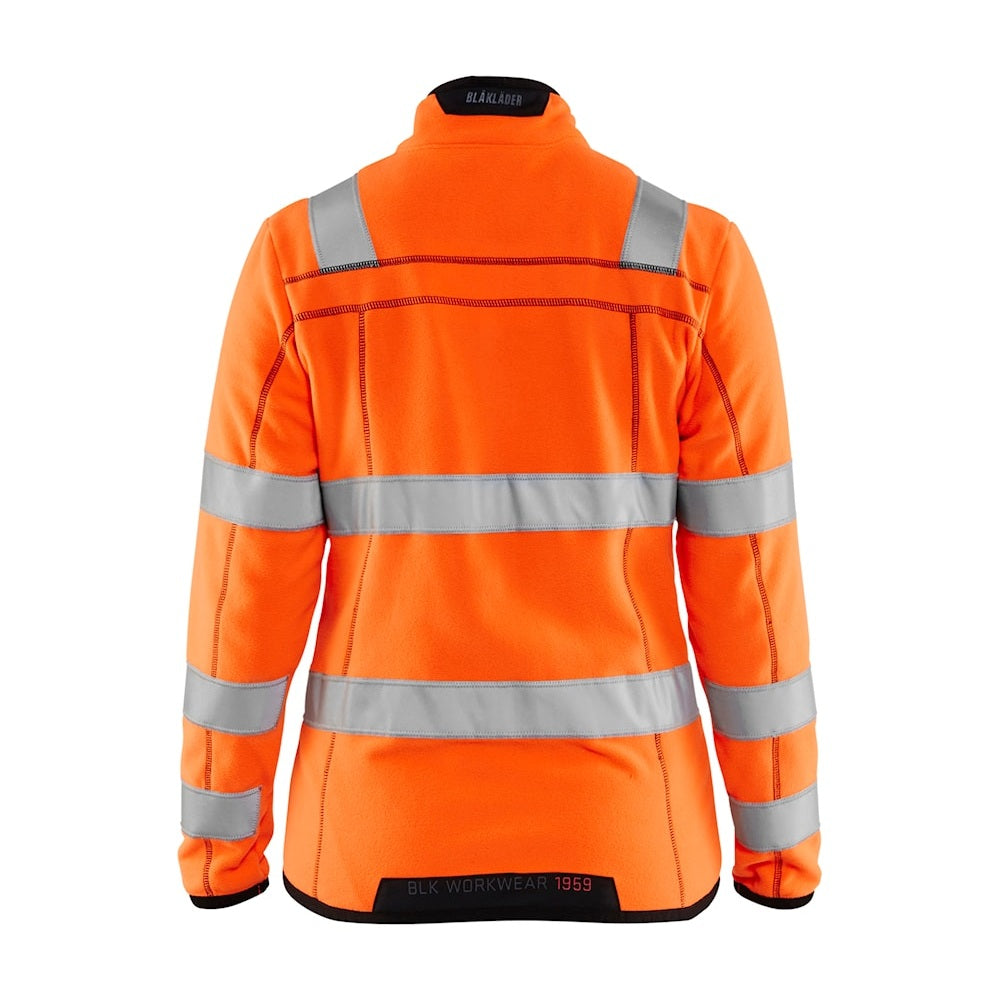 Blaklader Women's Microfleece Jacket Hi-Vis 4966 #colour_orange
