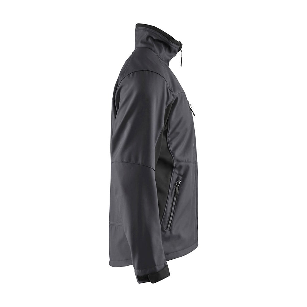 Blaklader Softshell Jacket 4950 #colour_mid-grey-black