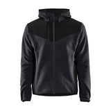 Blaklader Knitted Jacket with Softshell 5940 #colour_dark-grey-black