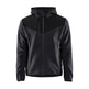 Blaklader Knitted Jacket with Softshell 5940 #colour_dark-grey-black