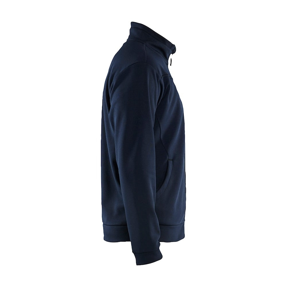 Blaklader Sweatshirt with Full Zip 3362 #colour_dark-navy-black
