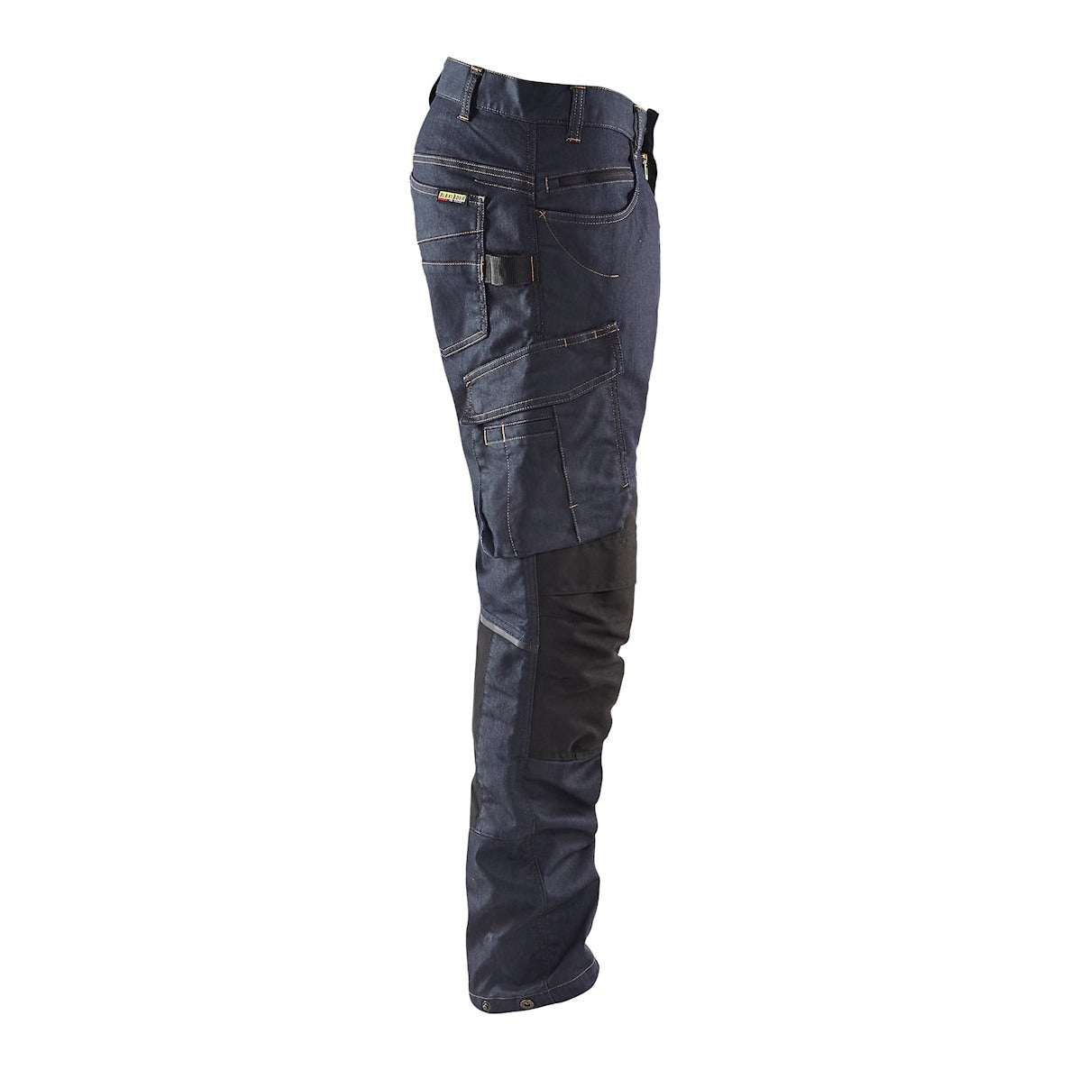Blaklader Service Trousers Denim Stretch 1497 #colour_navy-blue-black