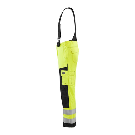 Blaklader Multinorm Winter Trousers 1868 #colour_hi-vis-yellow-navy-blue