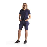 Blaklader Women's Service Shorts with Stretch 7149 #colour_navy-blue-black