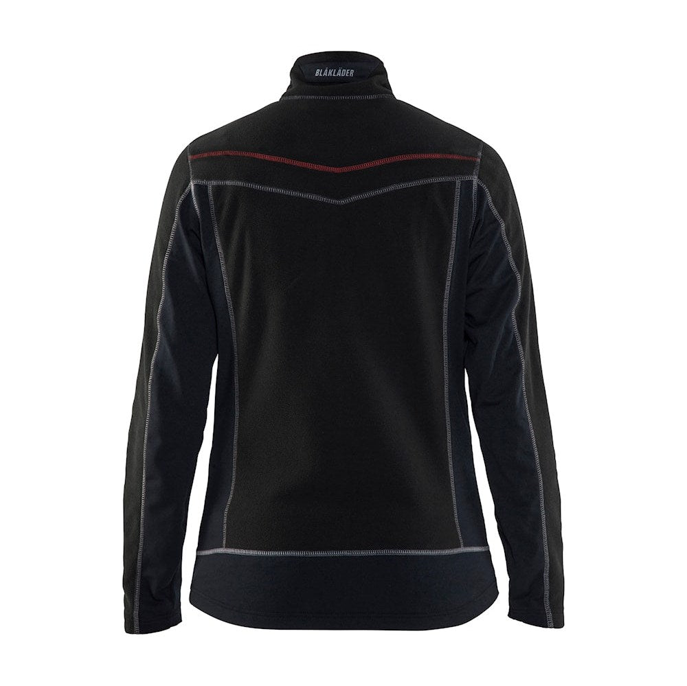 Blaklader Women's Micro Fleece Jacket 4924 #colour_black-red