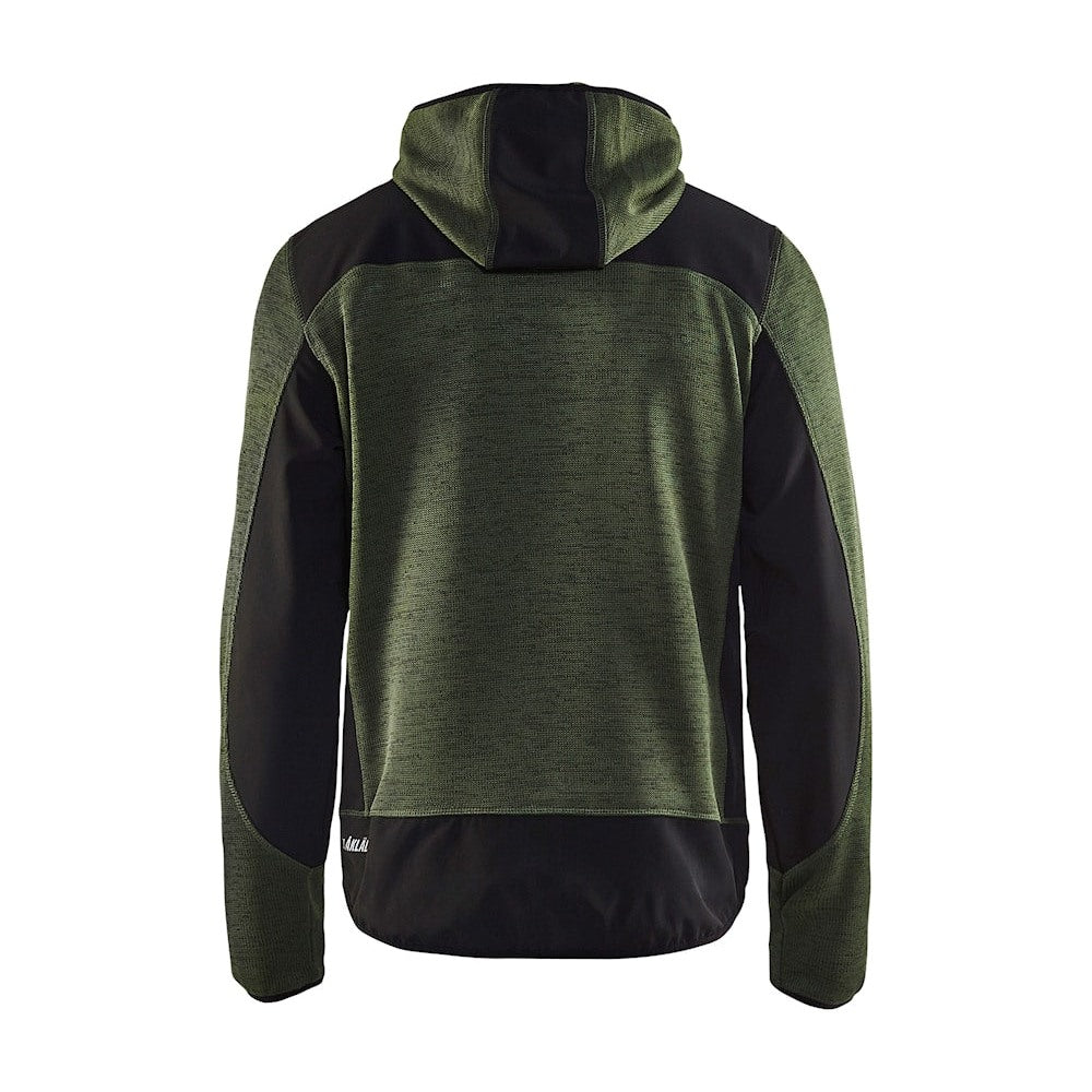 Blaklader Knitted Jacket 4930 #colour_army-green-black