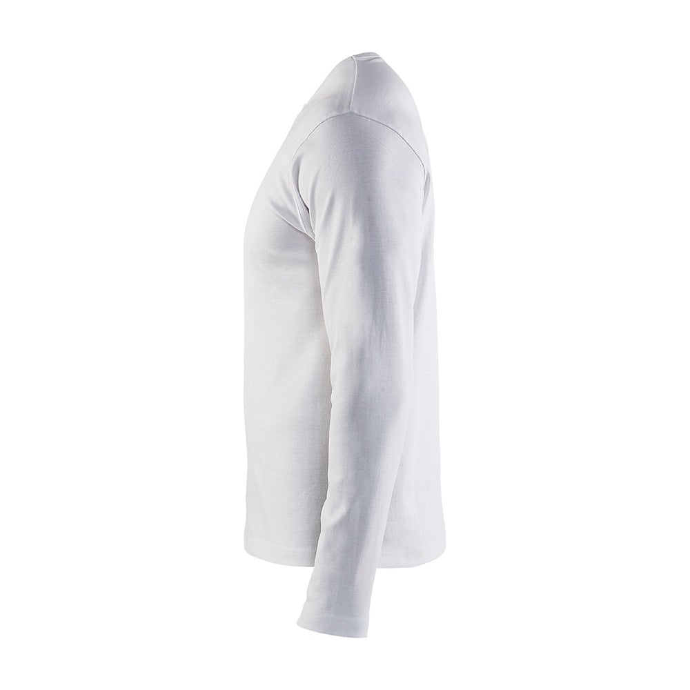 Blaklader T-Shirt Long Sleeved 3314 #colour_white
