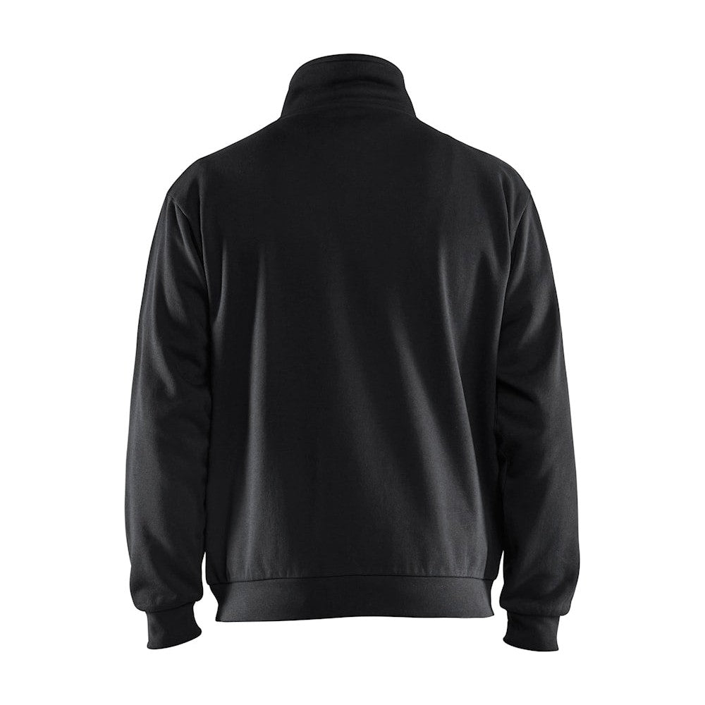 Blaklader Sweatshirt Half-Zip 3587 #colour_black