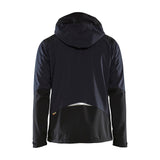 Blaklader Softshell Jacket 4749 #colour_dark-navy-blue-hi-vis-yellow